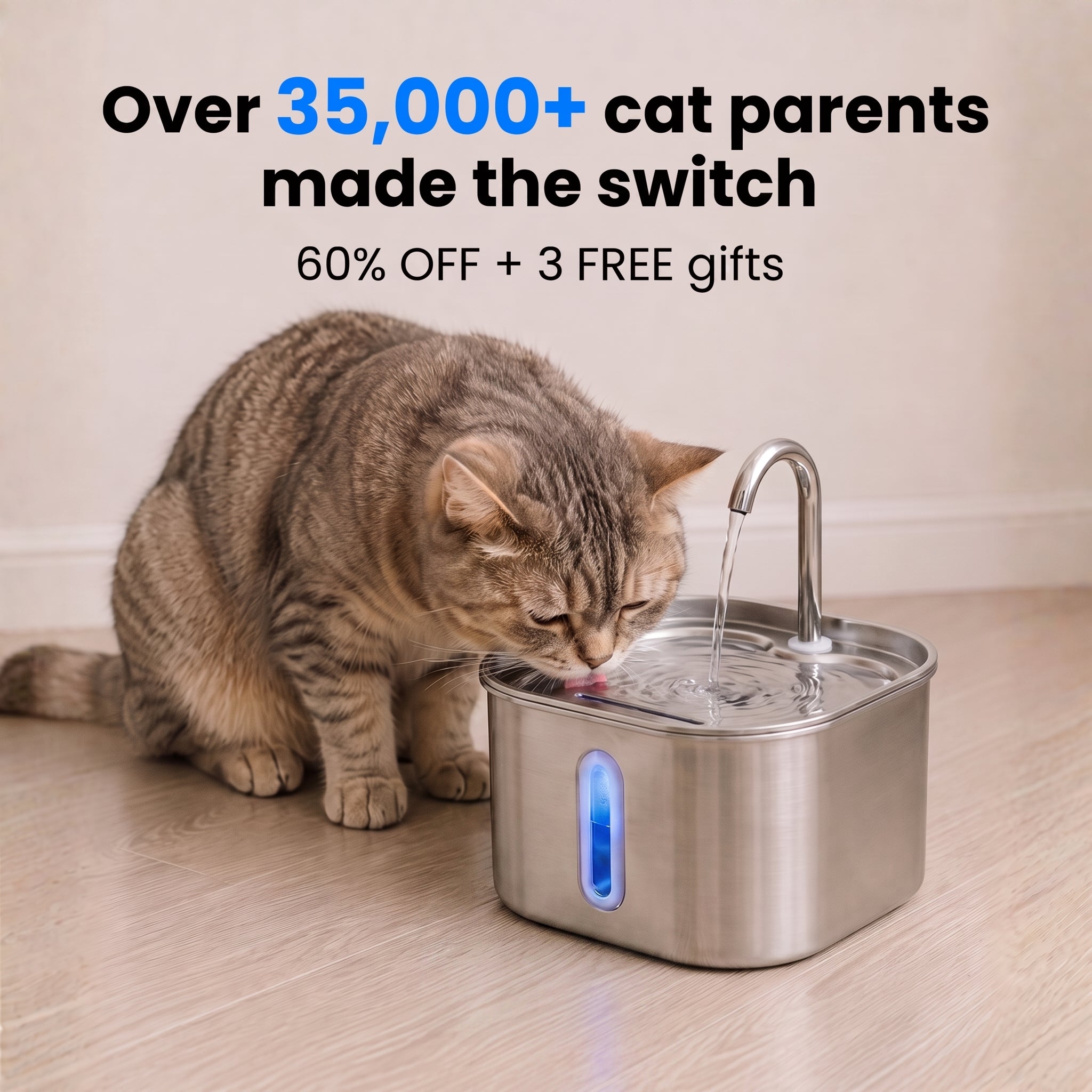 Stainless Steel Drinkly Water Fountain